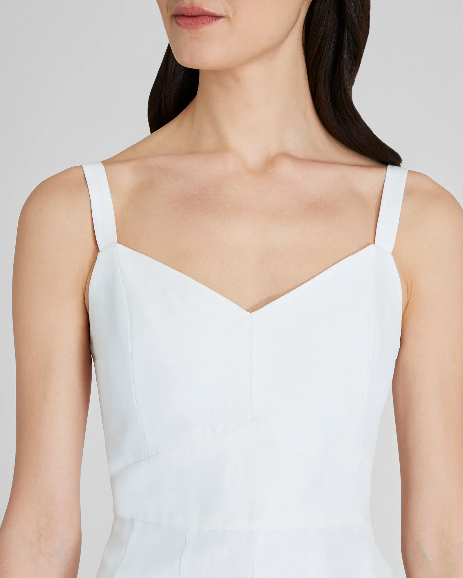 Fluted Hem Mini Dress - Image 3