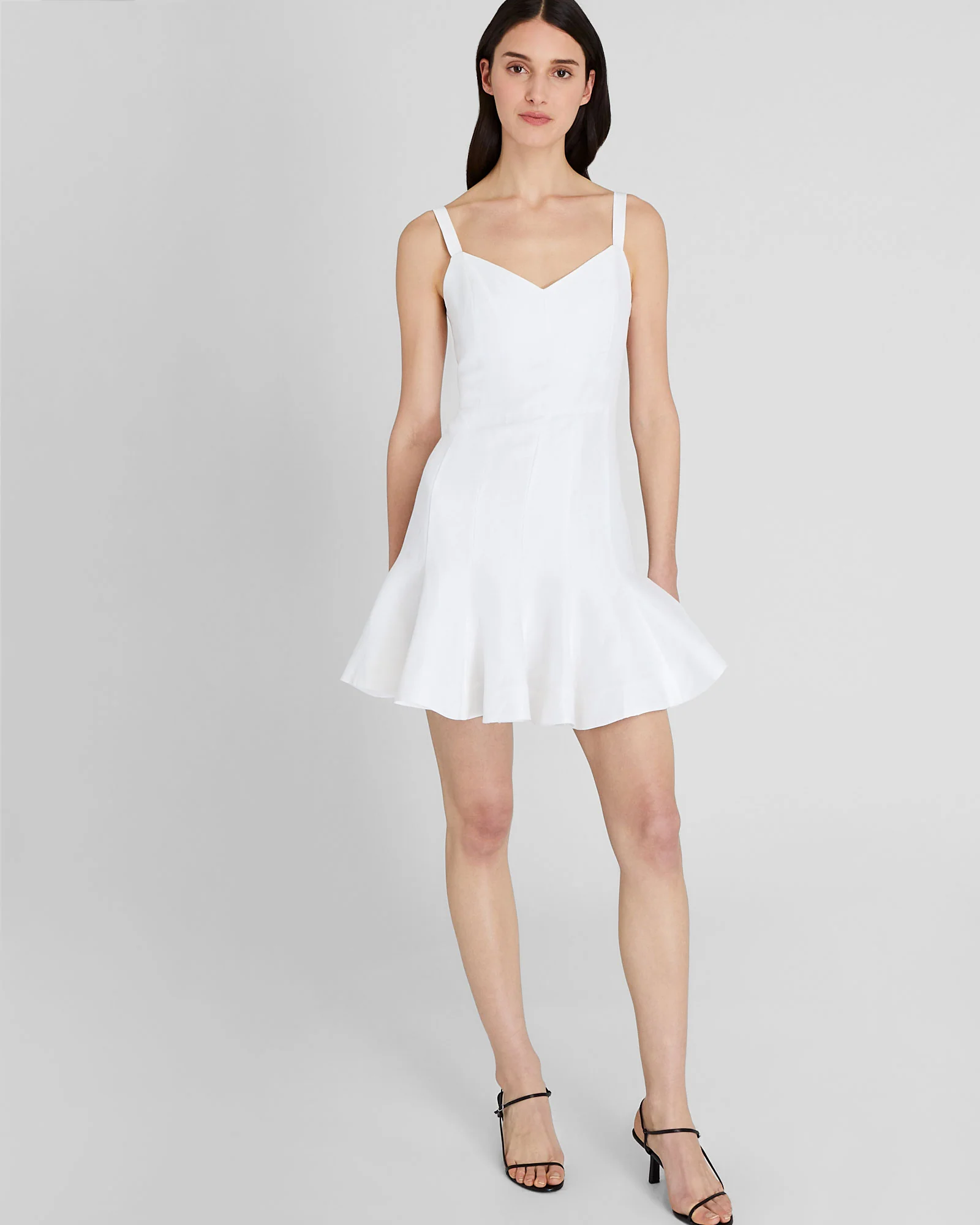 Fluted Hem Mini Dress - Image 4