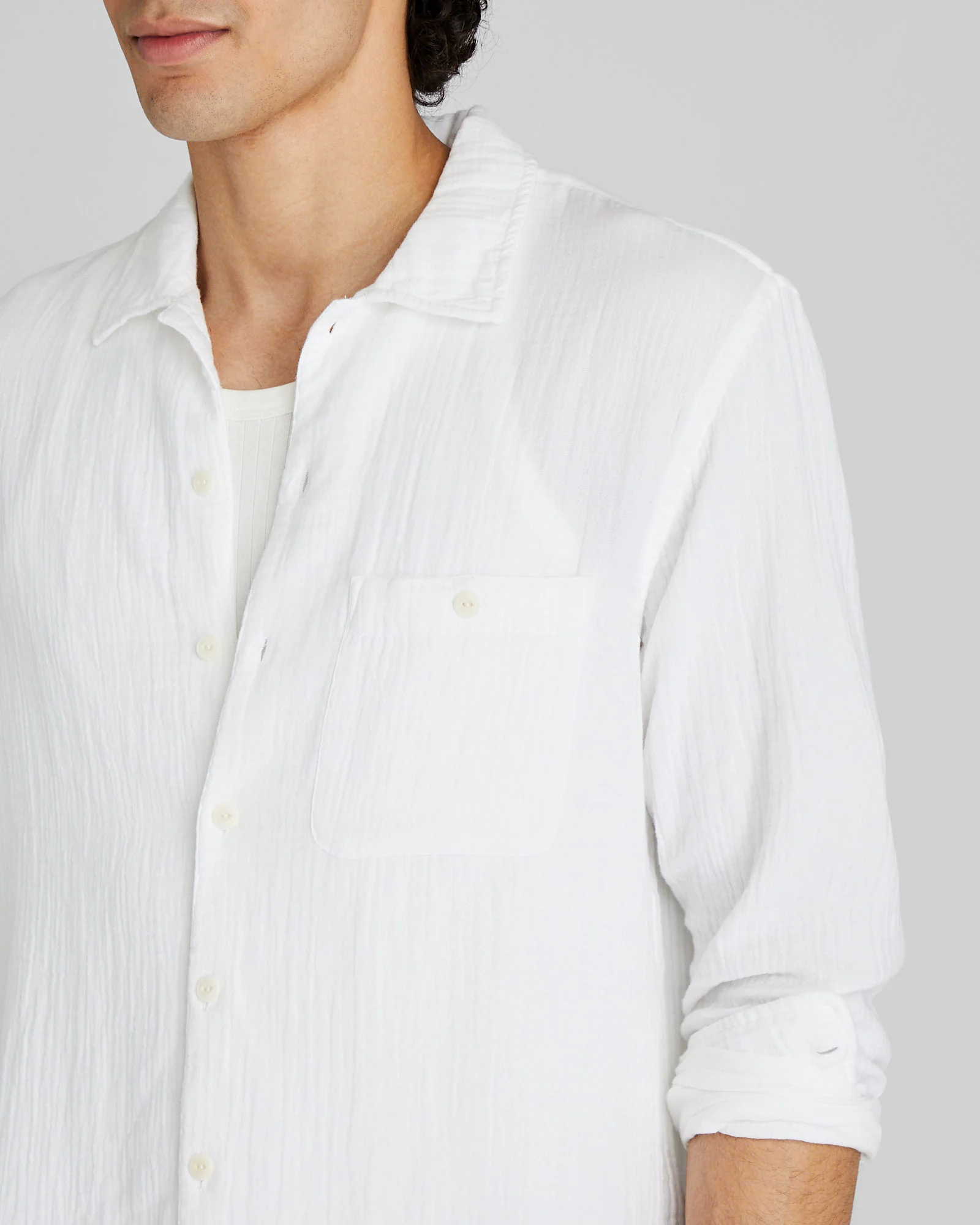 Long-Sleeve Summer Doubleface Shirt - Image 4