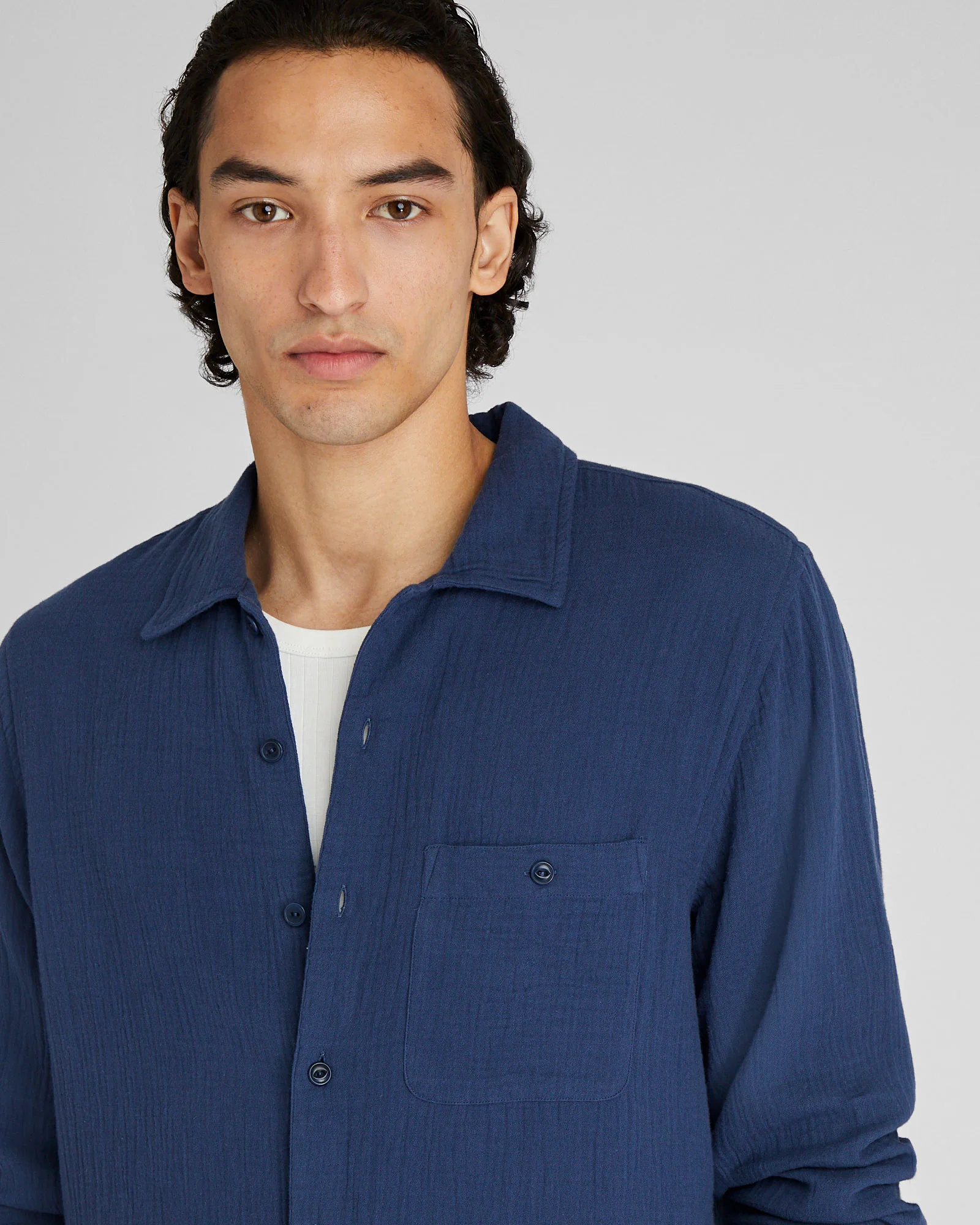 Long-Sleeve Summer Doubleface Shirt - Image 4