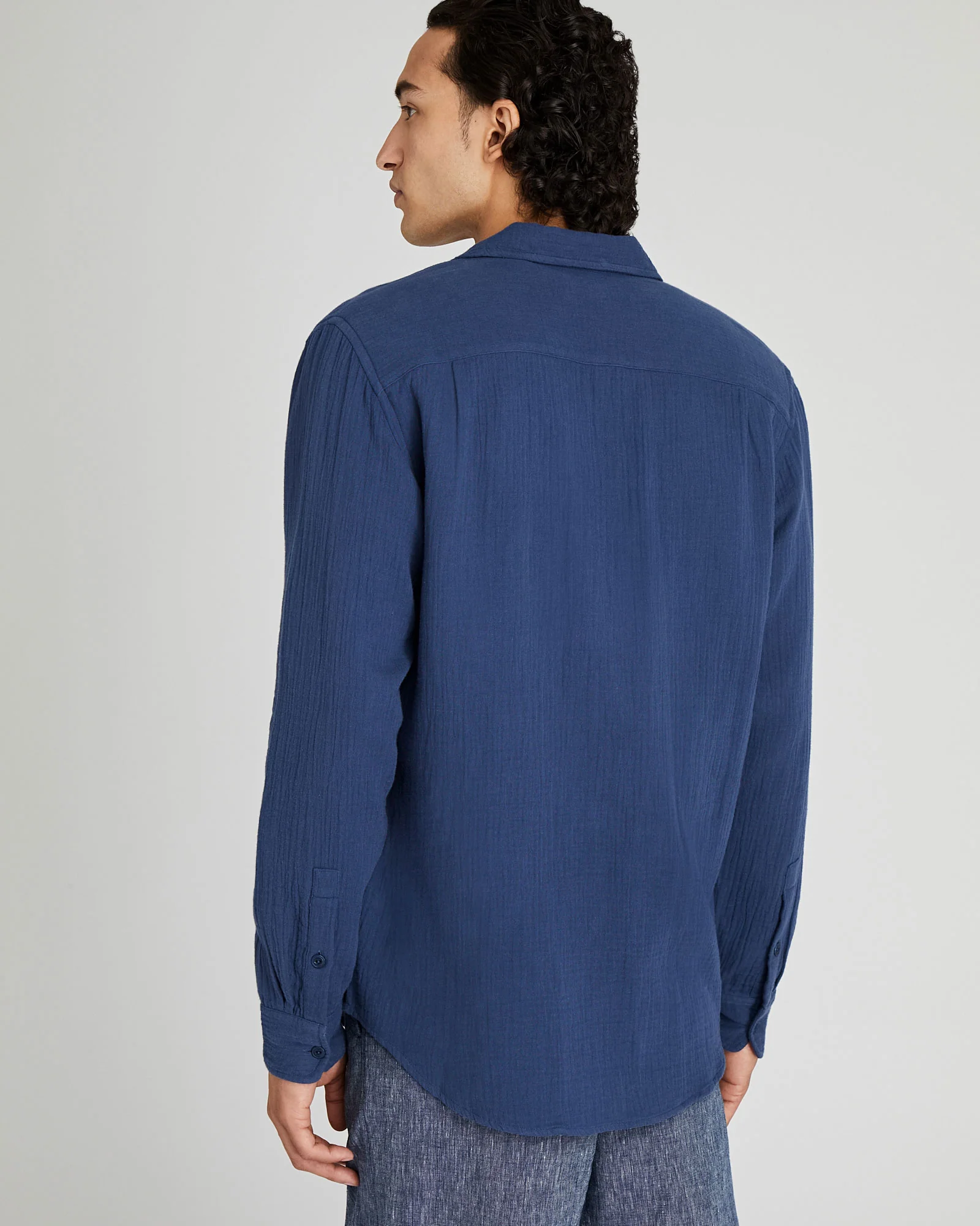 Long-Sleeve Summer Doubleface Shirt - Image 8