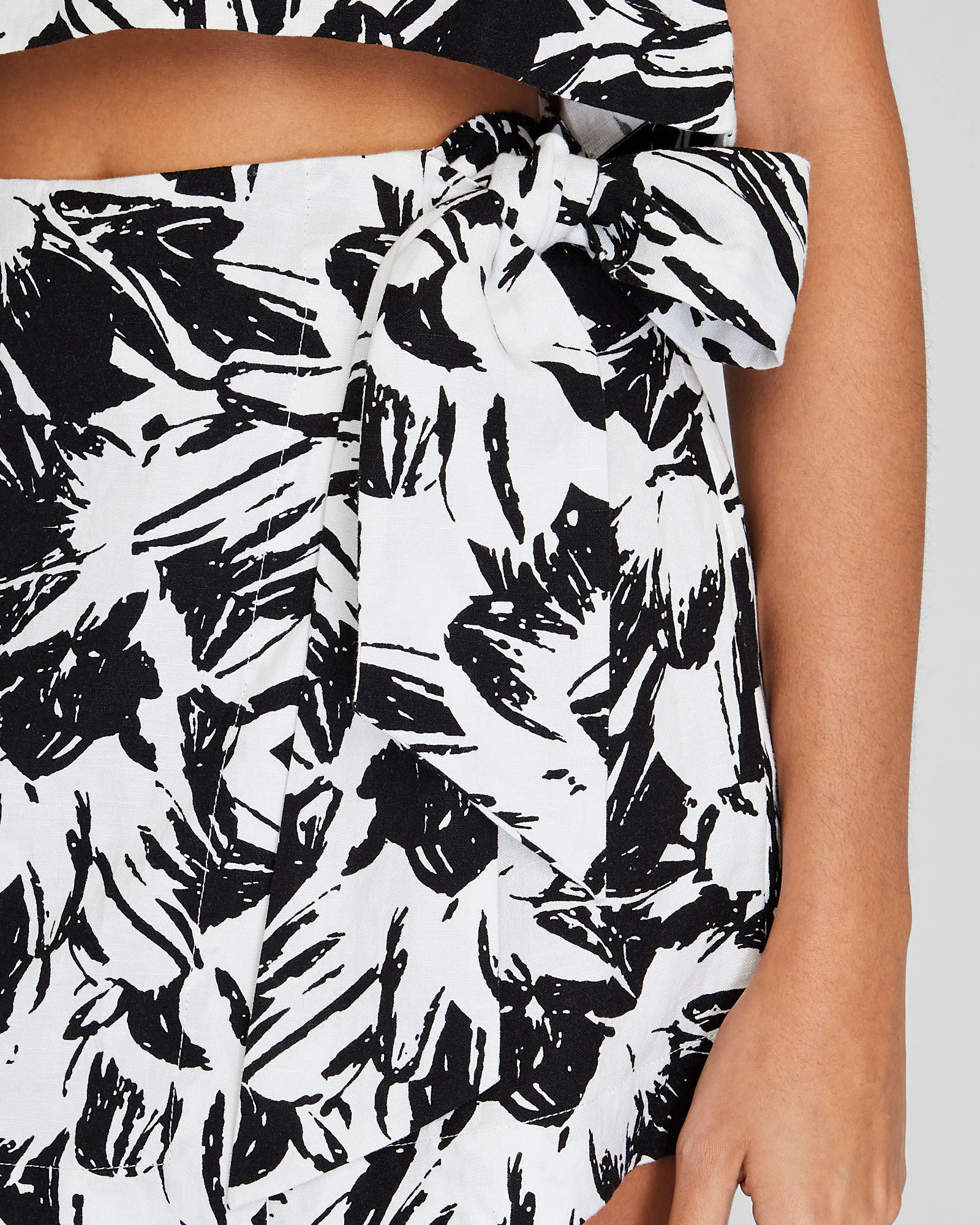 Sarong Style Mini Skort - Image 4